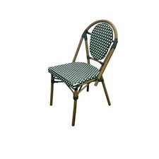 Green Rattan Bistro Chairs