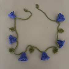 Crocheted spring bluebell and - bluebell,