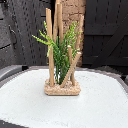 Lucky bamboo aquarium ornament - bamboo,