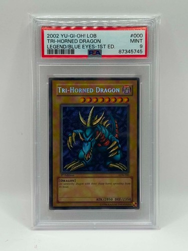2002 yugioh tri horned dragon - tri-horned,
