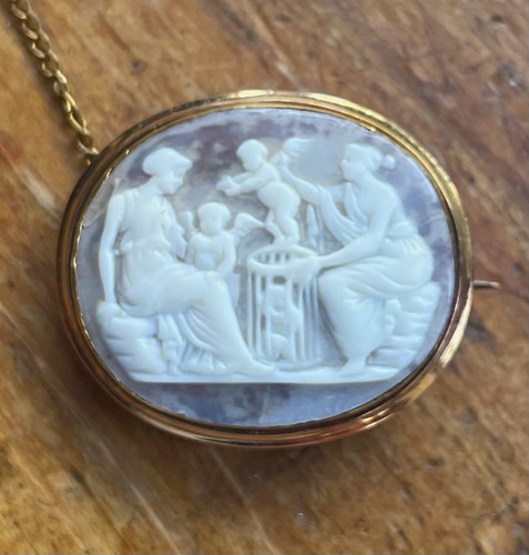Antique 14ct gold cupid - cupid, seller