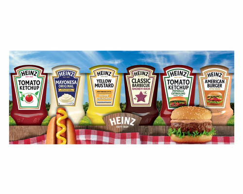 Heinz picnic sauce selection - heinz, 6