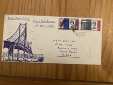 First Day Forth Road Bridge Cover (Sep. 4th 1964), Postmarked,’Slough Bucks.’