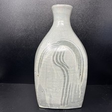 Trevor Corser @ Leach pottery 31cm Bottle Vase finger wipe tree decor 31cm #2638