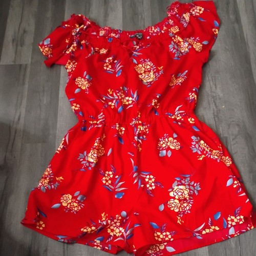 Used ladies red flowery - used,