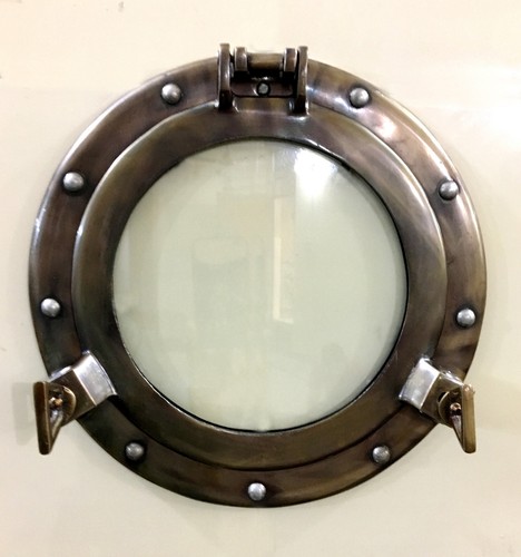 Aluminum porthole glass - 11",