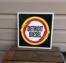 Detroit Diesel Metal Sign