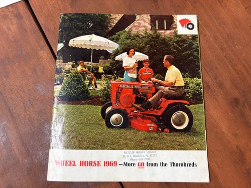 1969 wheel horse - horse, garden