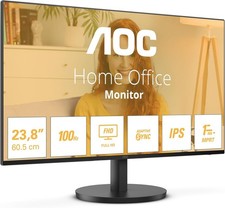 AOC 24B3HA2 23.8" Widescreen IPS LED Black Multimedia Monitor 1920x1080 1ms VGA