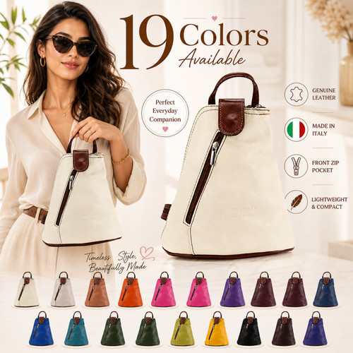 Genuine leather backpack women - genuine,