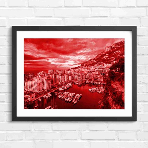 Luxury monaco harbor - harbor, sunset