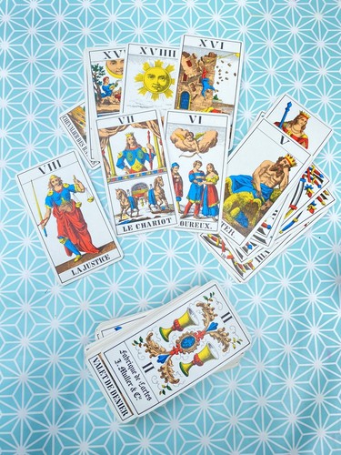 Vintage tarot card - tarot, deck