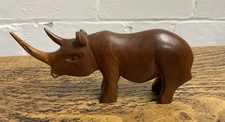 Wooden Rhino