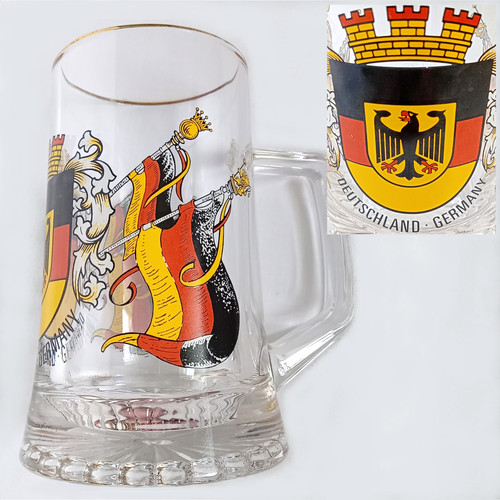 Vintage german handle pint - vintage,