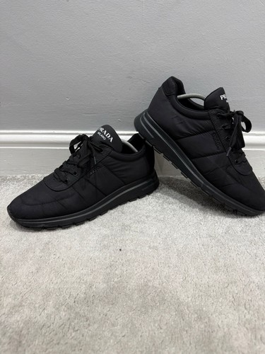 Men prada runner black - men’s,