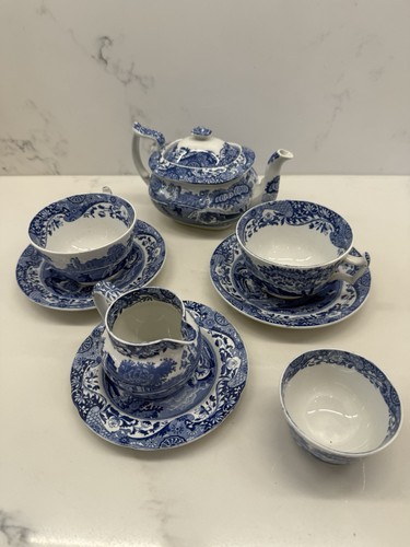 Spode blue italian antique - spode,