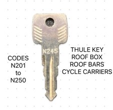 Thule key codes n201 - key, to
