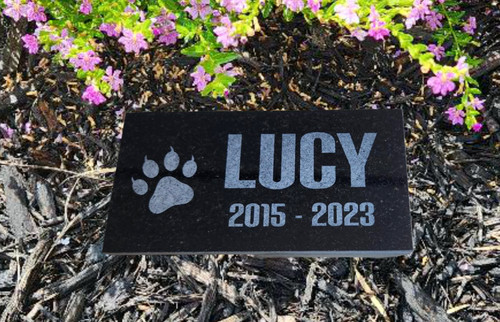 Engraved name date - &,