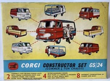 Vintage Corgi Toys Constructor Set GS / 24 Commer 3/4 Ton Chassis Boxed  c 1960s
