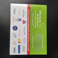 Mitchells & Butlers 20% off
