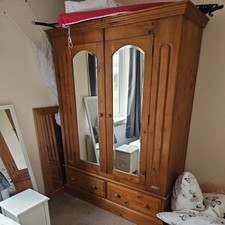 Wooden Double Wardrobe