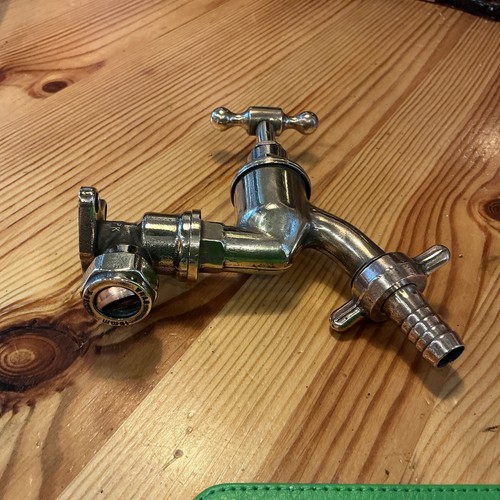 Vintage brass outside - outside, tap
