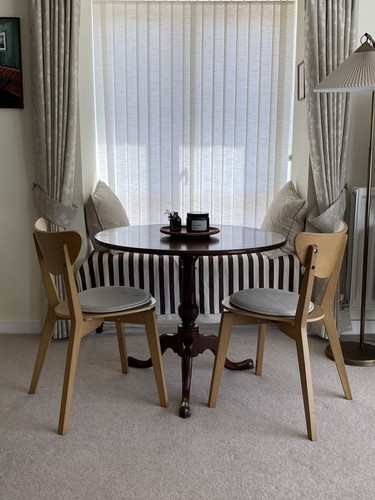 Oak scandi dining chairs set - dining,