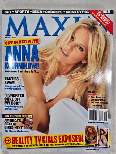 Maxim august 2003 magazine - maxim,