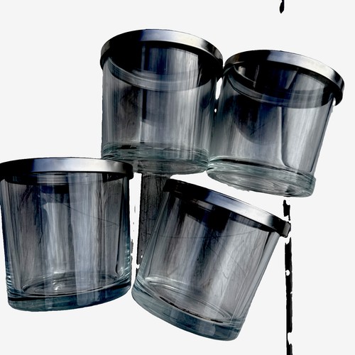 Large empty clear glass - 4,