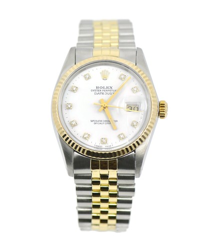 Rolex datejust diamond - rolex,