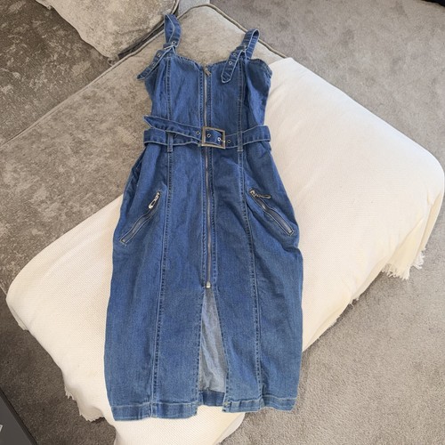 Quiz denim midi - size, 8
