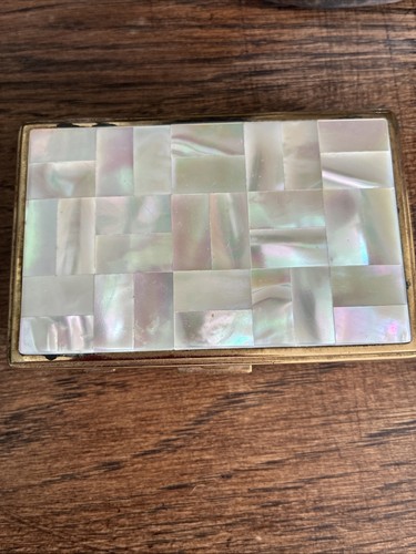 Vintage musical powder compact - powder,