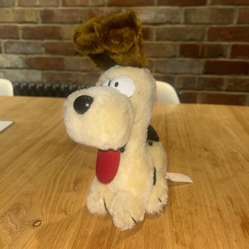 Odie garfield vintage plush - garfield,