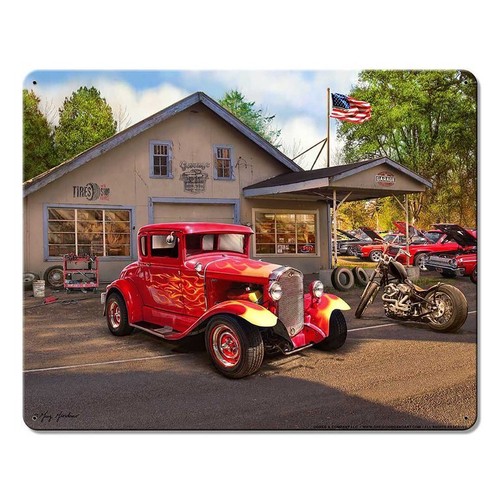 American garage chopper - chopper, t