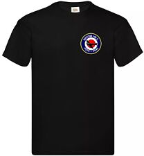 RAF Biggin Hill T-Shirt Roundel & Spitfire WW2 Commemorative Adult Unisex Black