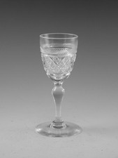 Thomas WEBB Crystal - HEIRLOOM Cut - Liqueur Glass / Glasses - 4"