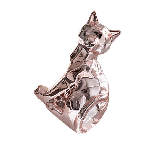 Ceramic fox figurine statue - fox,
