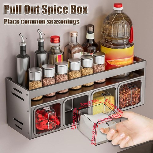 Spice herb jar rack holder - spice,