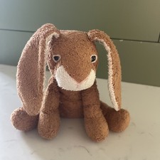 RUSS BERRIE & CO VINTAGE LUV PETS NUBBLES BROWN BUNNY RABBIT SOFT TOY COMFORTER