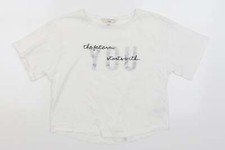 Miss E-vie Girls White Cotton