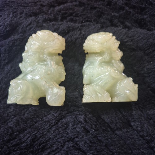 Pair vintage chinese carved - vintage,