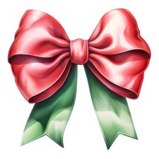 Christmas Bow Coquette Wall