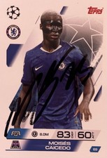 MOISES CAICEDO HAND SIGNED