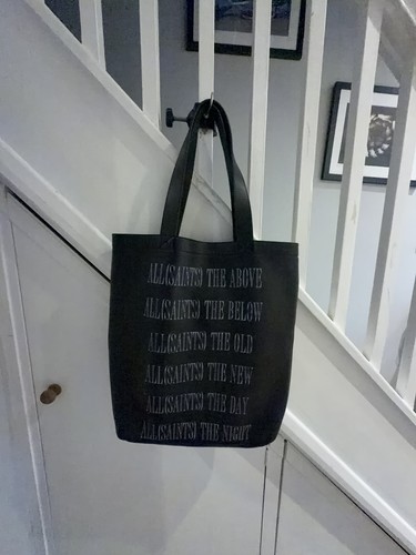 Allsaints stamp leather tote - allsaints,