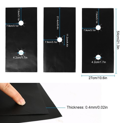 Holes non stick reusable gas - stick,