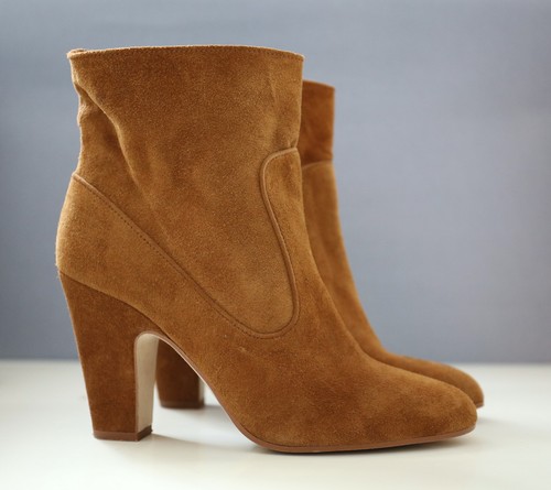 Zara suede leather western - suede,
