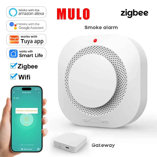 Smart smoke detector - smoke,