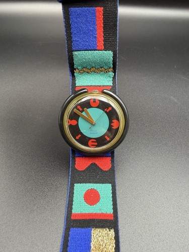 Vintage 1989 pop swatch - swatch, golden