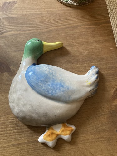 Ceramic duck wall hanging - ceramic,