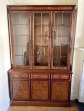 Antique 3 door Burr Walnut